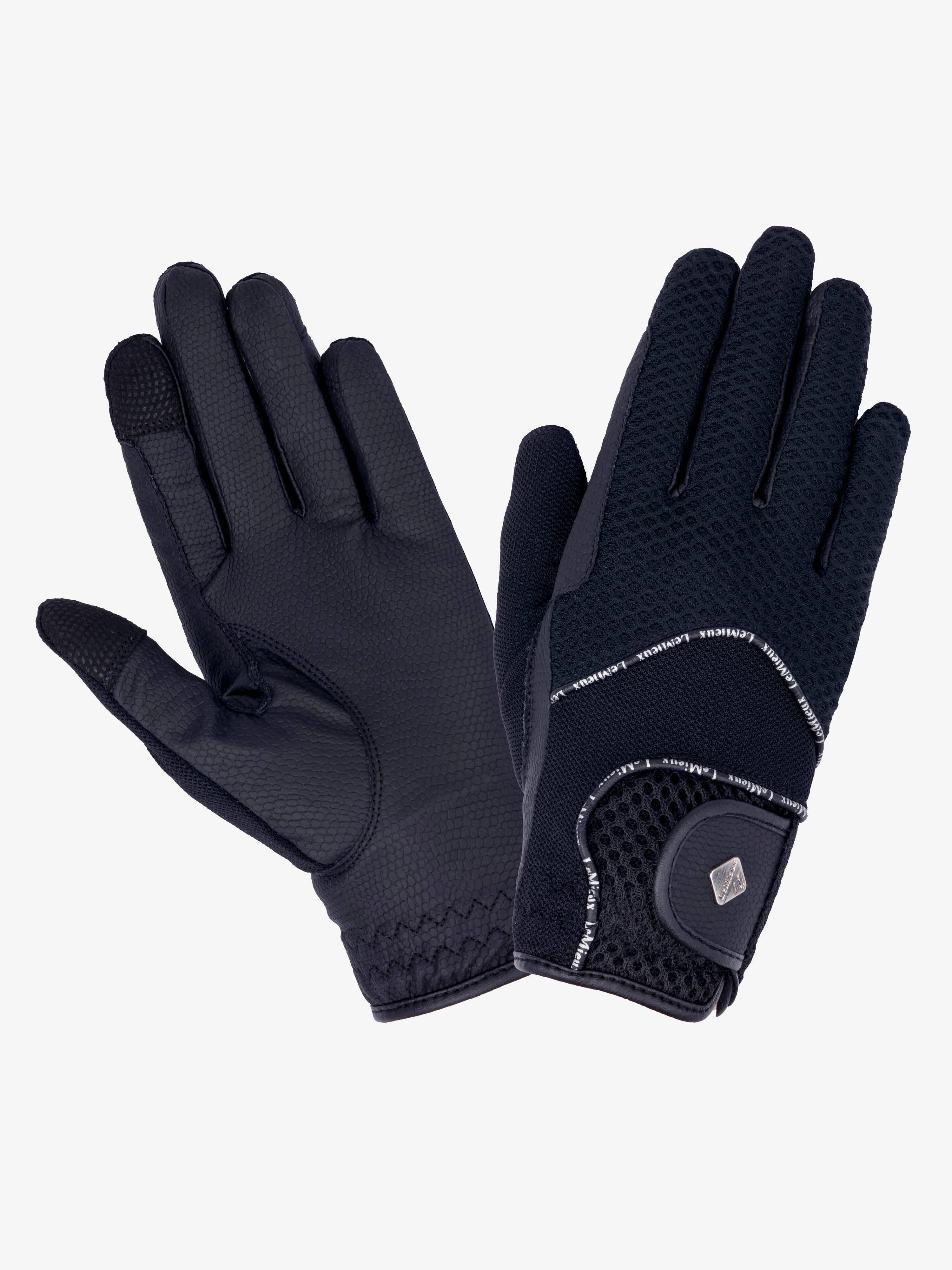 3D Mesh Riding Gloves Navy