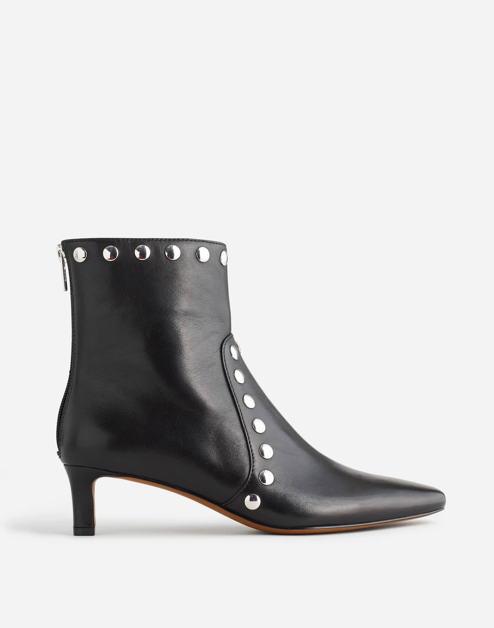The Dimes Kitten-Heel Boot in Studded Leather thumbnail 2