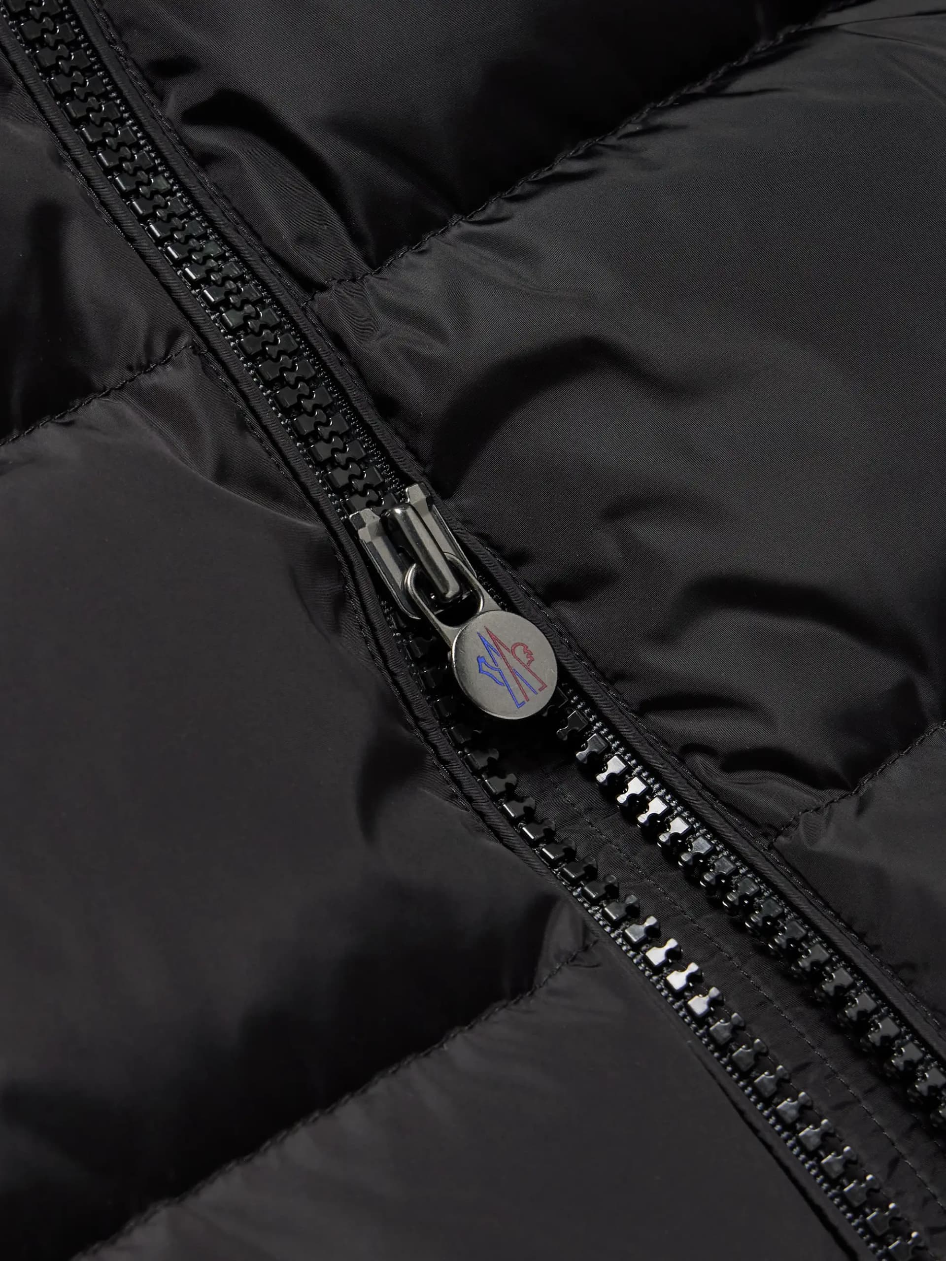 Maya Logo-Appliquéd Quilted Shell Hooded Down Jacket - black - 1 thumbnail 5