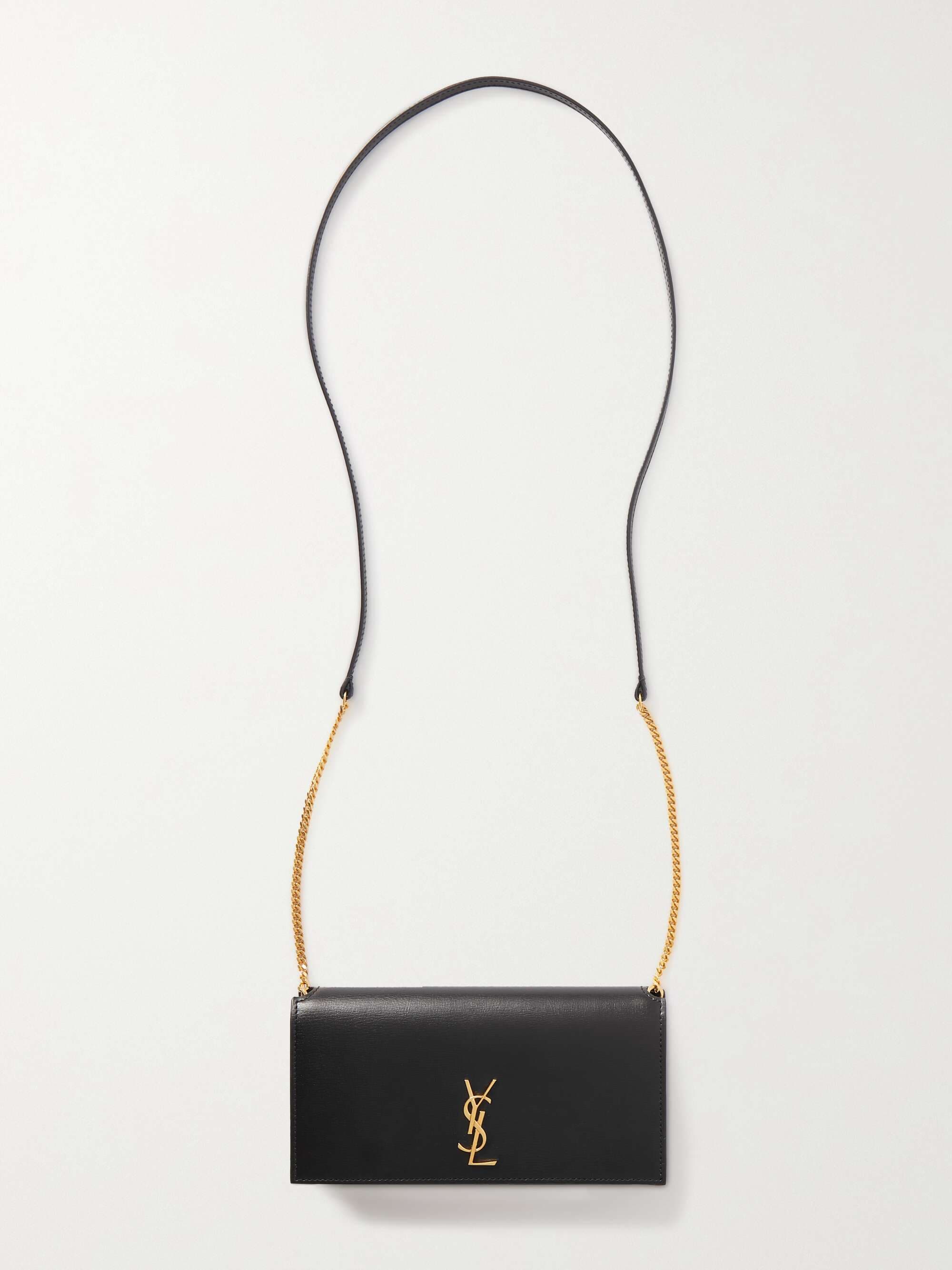 Cassandre Strap leather phone case - black - One Size