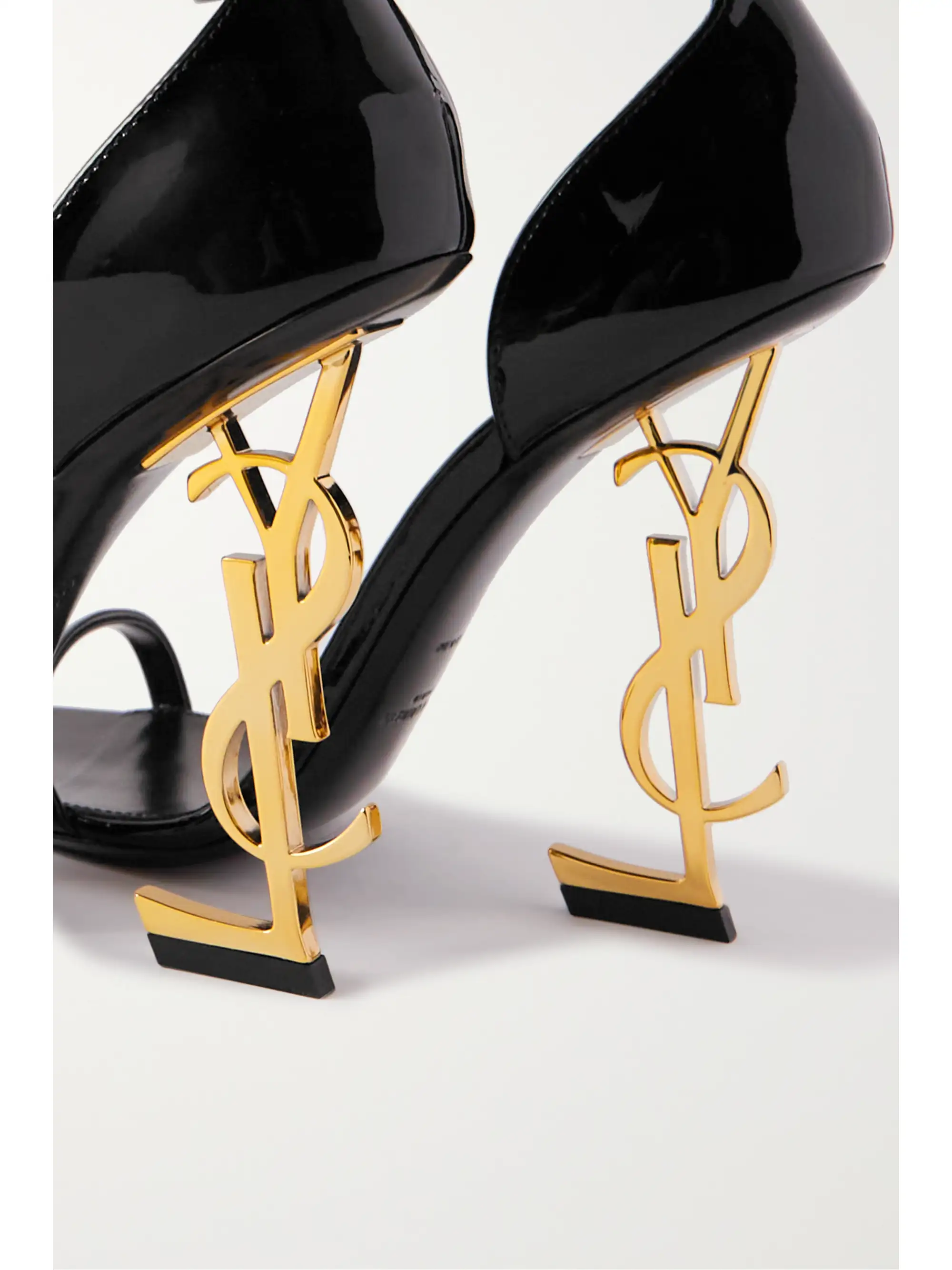 Opyum embellished patent-leather sandals - black - IT34.5 thumbnail 4