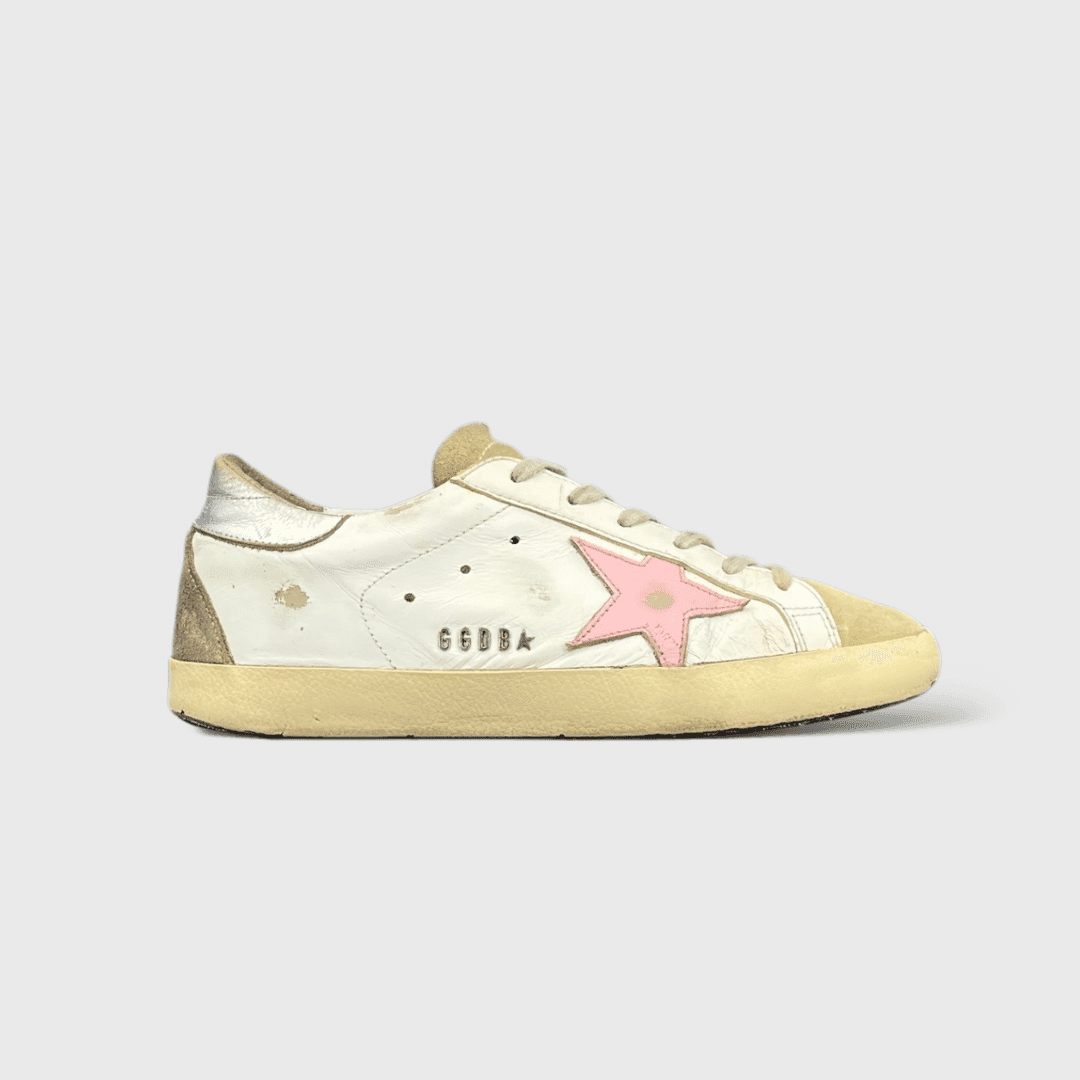 Golden Goose - Super Star - Argenté / Blanc / Rose - Pointure : 37 - Image 1
