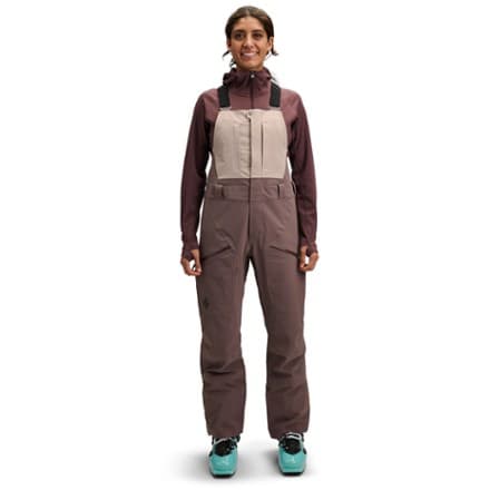Recon Stretch Bib Pants - Women's - Pale Mauve/Dark Mauve - XS thumbnail 2