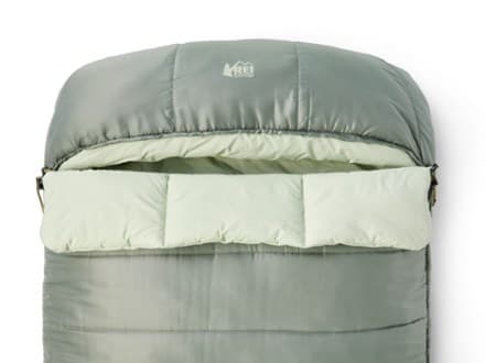 Siesta Hooded 20 Sleeping Bag - Stone Green - Long Wide thumbnail 4