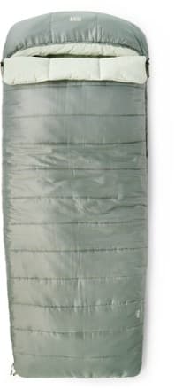 Siesta Hooded 20 Sleeping Bag - Stone Green - Long Wide thumbnail 2