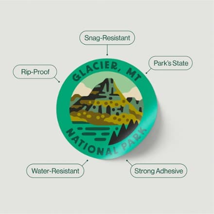 National Park Sticker Bottle - 32 fl. oz. - Glacier thumbnail 4