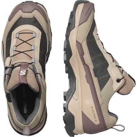 X Ultra 5 GORE-TEX Low Hiking Shoes - Women's - Desert Tan/White Pepper/Green - 10 thumbnail 5