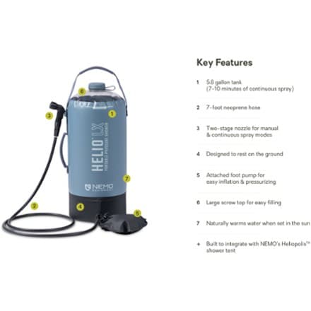 Helio LX Pressure Shower - 22 L thumbnail 10