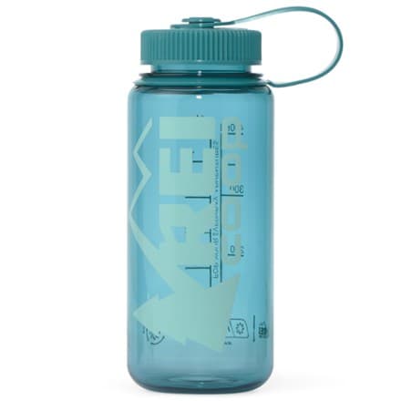 Nalgene Sustain Logo Wide-Mouth Water Bottle - 16 fl. oz. - Cadet Blue - Image 1