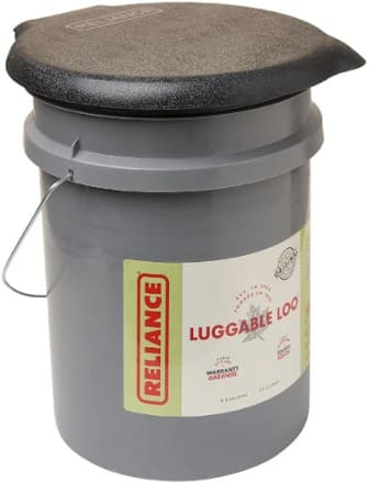 Luggable Loo Portable Toilet with Metal Handle thumbnail 3