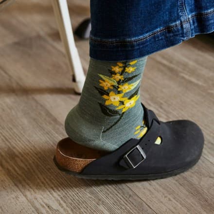 Blossom Socks - Women's - Seafoam - S thumbnail 3
