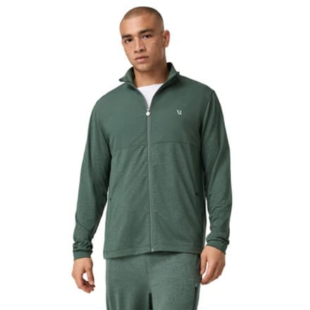 Sunday Element Track Jacket - Men's - Agate Green Heather - L thumbnail 2