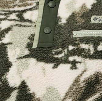 Helvetia II Cropped Half-Snap Fleece Pullover - Women's - Stone Green/Frost Day - S thumbnail 7