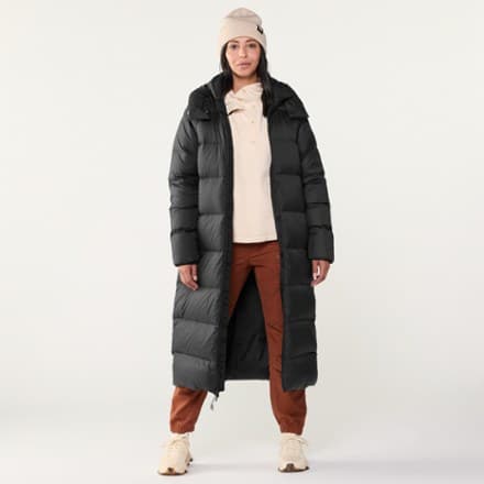 Hydrenalite City Long Down Hooded Parka - Women's - Tnf Black - M thumbnail 4