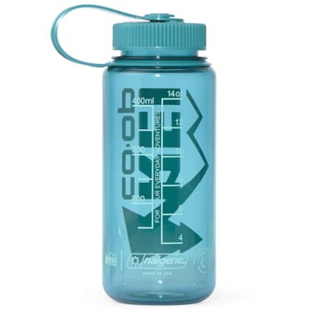 Nalgene Sustain Logo Wide-Mouth Water Bottle - 16 fl. oz. - Cadet Blue thumbnail 2