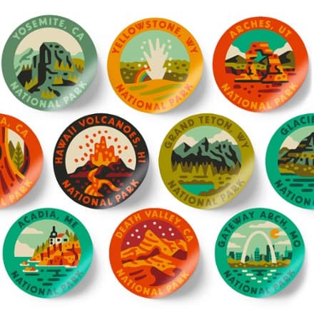 National Park Sticker Bottle - 32 fl. oz. - Glacier thumbnail 3