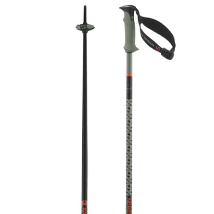 Polar Pro S3 Ski Poles - Pair - Oil Green - 130 CM thumbnail 2