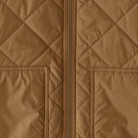 Diamond Quilted Insulated Parka - Women's - Deer Brown - M thumbnail 5