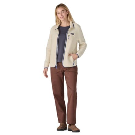 Retro Pile Jacket - Women's - Natural - XS thumbnail 5