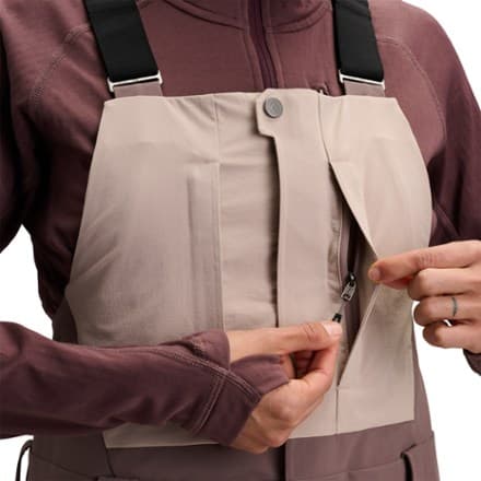 Recon Stretch Bib Pants - Women's - Pale Mauve/Dark Mauve - XS thumbnail 6
