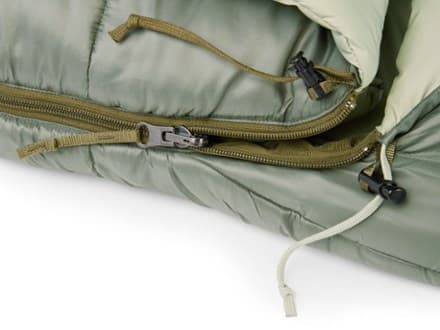 Siesta Hooded 20 Sleeping Bag - Stone Green - Long Wide thumbnail 6