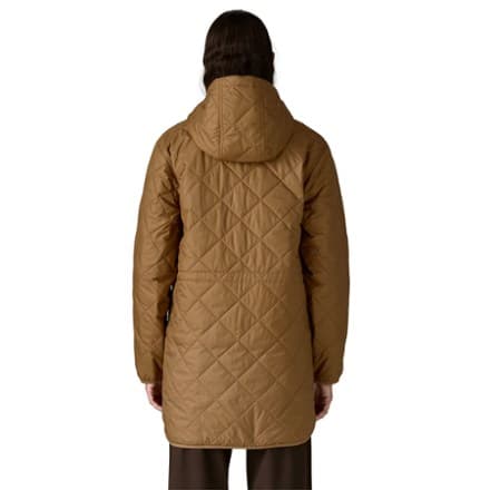 Diamond Quilted Insulated Parka - Women's - Deer Brown - M thumbnail 3