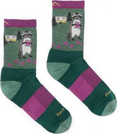 Critter Club Lightweight Micro Crew Socks - Women's - Moss - M thumbnail 2