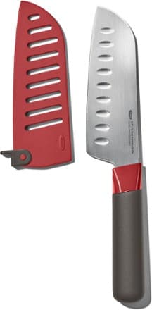 Outdoor Santoku Knife with Locking Sheath - Image 1