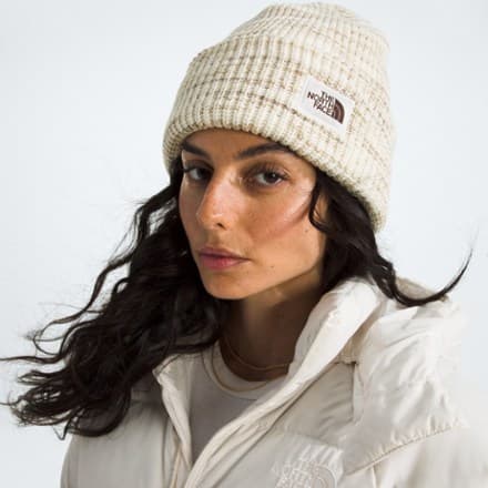 Salty Bae Lined Beanie - White Dune - One Size thumbnail 2