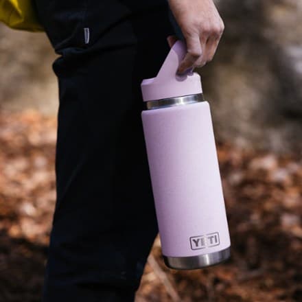 Rambler Vacuum Water Bottle with Straw Cap - 26 fl. oz. - Cherry Blossom thumbnail 5
