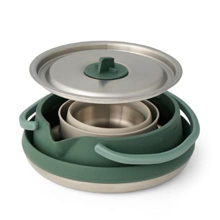 Detour Stainless-Steel Kettle Cookset - 3 Piece thumbnail 2