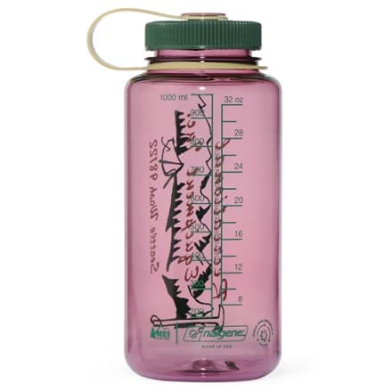 Nalgene Sustain Original Logo Wide-Mouth Water Bottle - 32 fl. oz. - Cherry Blossom thumbnail 2