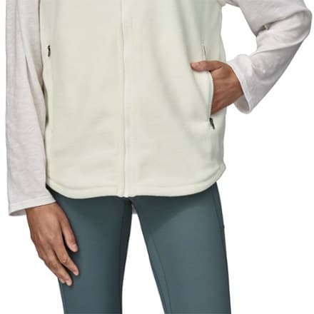 Classic Microdini Fleece Vest - Women's - Birch White - S thumbnail 5