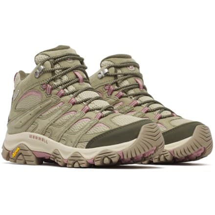 Moab 3 Mid Waterproof Hiking Boots - Women's - Olivine - 10.5 thumbnail 4