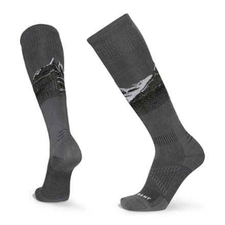 Cody Townsend Pro Series Zero Cushion Socks - Men's - Gunmetal Grey - L - Image 1