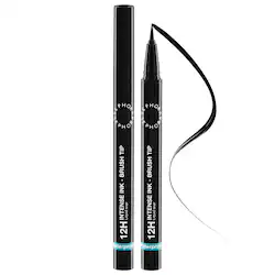 Hot Line Brush Tip Waterproof Liquid Eyeliner - 01 Black - Image 1