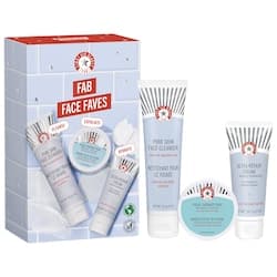 FAB Face Faves – Best of Skincare Cleanse, Exfoliate + Hydrate Gift Set