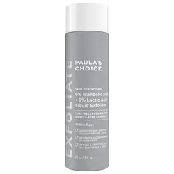 6% Mandelic Acid + 2% Lactic Acid AHA Liquid Exfoliant for Dark Spots, Textured Skin - Image 1