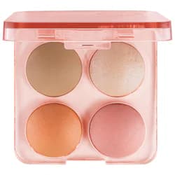 Colorful Face Bronzer, Blush & Highlighter Palette - 01 Light to Medium - Image 1