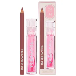 Line + Shine Lip Pencil and Lip Gloss Gift Set - Image 1