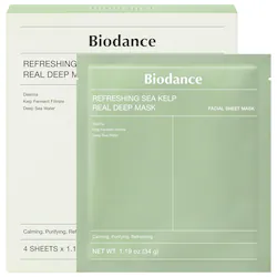 Refreshing Sea Kelp Real Deep Mask - 4 pack for Calming & Sebum Control - Image 1
