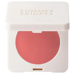 Blush Butter Balm Hydrating Cream Blush with Peptides - Soft Strawberry - neutral pink - Image 1