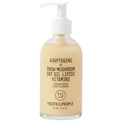 Adaptogens + Snow Mushroom + Oat Oil Lipids + Vitamins Supershroom Calm Cleanser  - Image 1