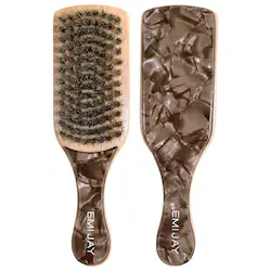 Mini Boar Bristle Smoothing Hair Brush in Toasted Sugar - Image 1