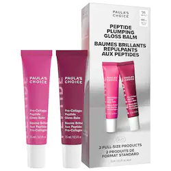 Peptide Plumping Gloss Balm Duo Gift Set for Hydrated, Fuller Lips - Image 1