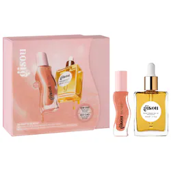 Glossy & Glazed Hair & Lip Oil Gift Set - Image 1