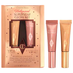 Mini Hollywood Superstar Beauty Highlighter Wand Duo Gift Set - Image 1