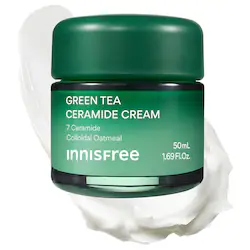 Green Tea Ceramide Cream for Redness & Barrier Repair - Image 1