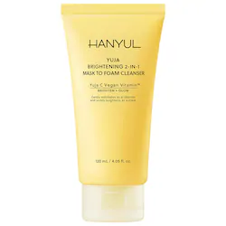 Korean Yuja Brightening 2-in-1 Mask to Foam Cleanser with Vitamin C + Niacinamide - Image 1