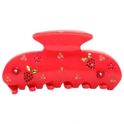 Sweetheart Hair Claw Clip in Berry Beach Club - Image 1